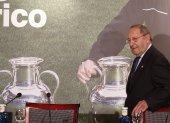 El exjugador del Real Madrid, Francisco Gento en un acto en Madrid en 2016.