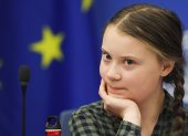 Greta Thunberg.