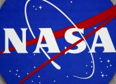 Logo de la NASA, en una fotografía de archivo.