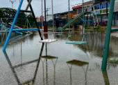 Moradores claman mantenimiento en zanja y parque al norte de Guayaquil