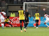 El gol peruano, marcado por Edison Flores, fue la única acción revisada por el VAR.