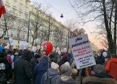 Manifestación convocada el pasado 15 de enero en Viena en contra de la vacuna anti-covid obligatoria y de la gestión de la pandemia por parte del gobierno austriaco.