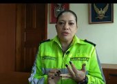 Oficial. Rafaela Montoya está a cargo de la seguridad en el cantón Cayambe, en Pichincha.