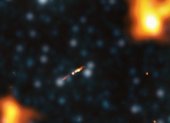 Imagen de la radiogalaxia recién descubierta