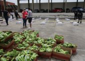 RUEDA DE PRENSA EN OFICINA DE ANTINARCOTICO DEL PUERTO DONDE DAN A CONOCER LA INCAUTACION DE 6 TONELADAS DE DROGA EN UN CONTAINER DE BANANO QUE TENIA COMO DESTINO BELGICA PERIODISTA : STALIN CARRION FECHA :14 /02/2022 Agencia (ag-extra)