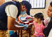 Salud. Las brigadas recogieron data nutricional de los niños.