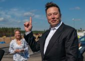 Fotografía de archivo que muestra al magnate Elon Musk