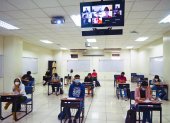 El aforo por aula para la nivelación es de 15 estudiantes.