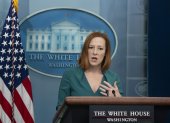 La portavoz de la Casa Blanca, Jen Psaki.
