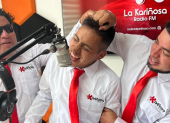 Parte del equipo de "La Kariñosa FM"