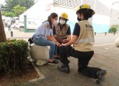 Atención. Las técnicas de respiración, de diálogo, entre otras que son con hidratación pausada, utilizan los profesionales en sus atenciones de emergencia.