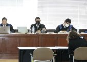 Diligencia. A las 08:30 se instaló el juicio en contra del excontralor Pablo Celi y 10 personas más.