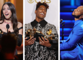 Artistas ganadores de los Grammy.
