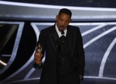 El actor estadounidense Will Smith habla en la edición 94 de los premios Óscar en el Teatro Dolby en Hollywood, Los Ángeles, California