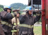 Terminó el primer curso de bomberos voluntarios del 2022