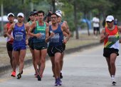 Daniel Pintado en el Nacional Interclubes de enero donde consiguió imponer un nuevo récord sudamericano en los 35 km.