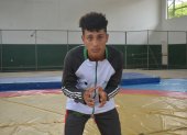 Clismann Carracedo, luchador manabita, es un deportista que ha conseguido medallas desde las categorías menores.
