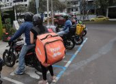 Origen. El 32 % de los trabajadores de plataformas digitales en Quito son extranjeros, según un estudio.