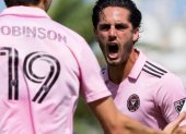 Leonardo Campana (d) ya suma cinco goles con la camiseta del Inter de Miami,