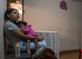 Imagen del 7 de abril, de Yoslen Mayor, de 24 años y oriunda de Maracay (Venezuela), es madre de tres hijas de 1, 3 y 7 años.
