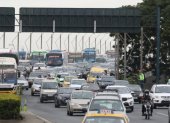 El puente de la Unidad Nacional en ocasiones registra mucho tráfico