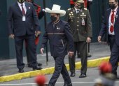 Lima. El presidente Pedro Castillo, el 28 de julio de 2021, cuando asumió la dirección del Gobierno peruano.