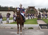 Entrenamiento. Los Granaderos de Tarqui entrenan constantemente en la Escuela Militar Superior Eloy Alfaro.