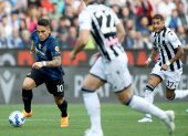 Lautaro Martínez anotó el segundo gol en la victoria del Inter de Milán en la casa del Udinese