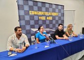 Directivos de la competencia en la rueda de prensa de presentación este viernes 6 de mayo.