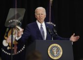 El presidente de EE.UU., Joe Biden, habla este 17 de mayo de 2022, desde Búfalo, Nueva York