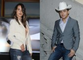 Combo de fotografías que muestran a los cantantes mexicanos Belinda y Christian Nodal, mientras posan en la capital mexicana (México). El cantante mexicano Christian Nodal exhibió este miércoles una supuesta conversación que mantuvo con Belinda para mostrar que la cantante le pedía dinero para cuidados personales y para sus padres.