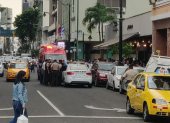El incidente se produjo en Aguirre y Pichincha, centro de la ciudad.