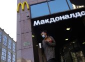 Imagen de archivo de un restaurante McDonald"s en Moscú
