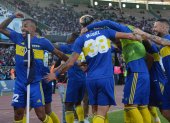 Los jugadores de Boca Juniors se quedaron con la final del fútbol argentino.