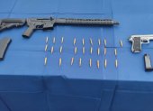 Evidencias. Armas y municiones fueron decomisadas tras el incidente registrado este jueves.