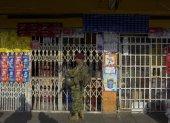 Un soldado ecuatoriano durante un operativo contra el crimen organizado.