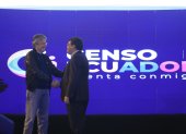 El 18 de mayo pasado, en Quito, el presidente Lasso y el exdirector el INEC, Jorge García Guerrero, lanzaron el censo.