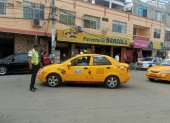 Los vigilantes han empezado a sancionar a los taxistas que no pertenecen a La Libertad