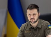 El presidente de Ucrania, Volodímir Zelenski, el pasado 2 de junio en su despacho en Kiev