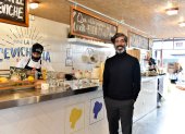 Emprendimientos. Diego Rey, dueño de La Cevichería Guayaca, se alista para abrir nuevo local en Barcelona.
