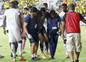 Gonzalo Plata no pudo terminar el duelo amistoso entre Ecuador y Cabo Verde, por una lesión que sufrió en su pie izquierdo.