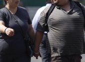 Imagen de archivo que muestra a personas con obesidad en Ciudad de México (México).