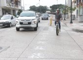 Trazado. La falta de señalética dificulta el paso en las rutas de Guayaquil. Los ciclistas tienen que adoptar el rol de vigilantes para intentar tener algo de seguridad.