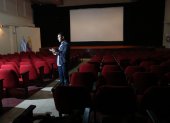 El cine. La sala ‘Enrique Gil Calderón’ está en el quinto piso del edificio sede de la Casa de la Cultura Núcleo del Guayas. Tiene capacidad para 260 espectadores.