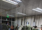 Afectación. Los militares fueron heridos cuando trataron de evitar un bloqueo.