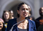 Fotografía de archivo de la representante demócrata Alexandria Ocasio-Cortez