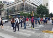 Actividad normal en el centro de Guayaquil, este lunes 27 de junio, en el decimoquinto día del paro nacional convocado por la Conaie