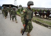 Referencial. Un grupo de militares durante un operativo.