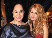 Con su hija, Paulina Rubio.