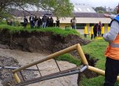 En Loja, se realizó una inspección de las zonas afectadas, debido a la época lluviosa para según dijo la SNGR, articular acciones de mitigación y respuesta.